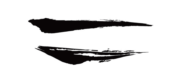 Brush Stroke Vector Set for Ink and Calligraphy Art
