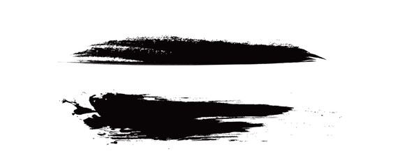 Brush Stroke Vector Set for Ink and Calligraphy Art