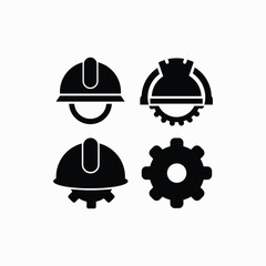 helmet and gear icon sets