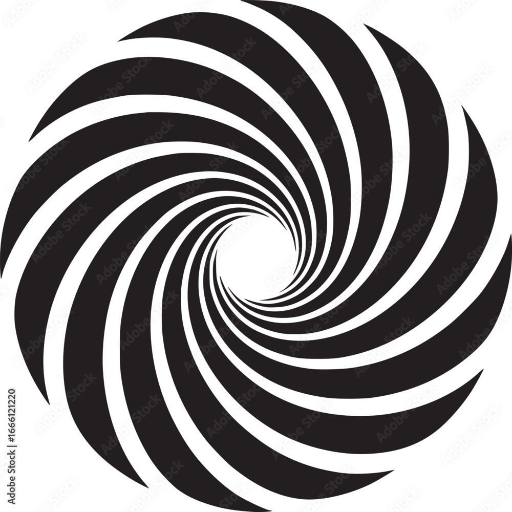 Poster hypnotic swirl design for modern visuals and backgrounds that captivate and intrigue, dynamic vortex