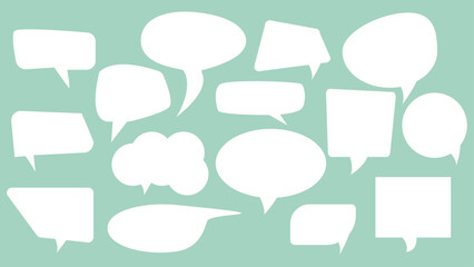 Set of speech bubbles,speech bubble comic symbols