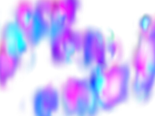 Obraz premium Pink and Blue Glow Blur – Abstract Light Effect on Transparent Background
