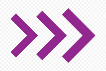 colourful arrow. dynamic moving arrow representing speed, acceleration, fast. transparent png and vector illustration. EPS 10.