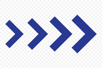 colourful arrow. dynamic moving arrow representing speed, acceleration, fast. transparent png and vector illustration. EPS 10.