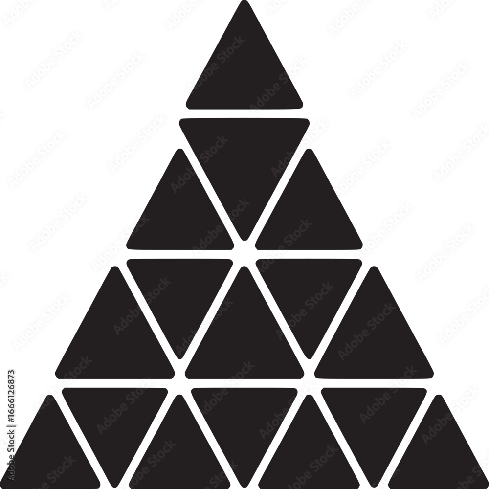 Aufkleber modern geometric triangle pattern for striking visual impact and creative design projects, striking 