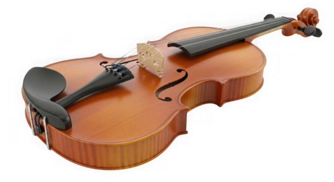 Classic Violin 3d Render Musical Instrument
