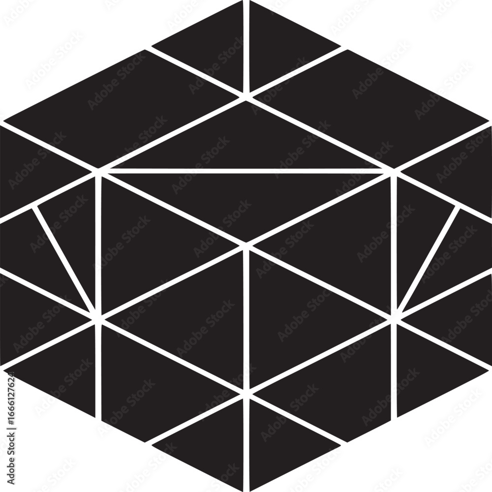 Poster modern geometric design perfect for creative projects, a minimalist abstract pattern with a captivat