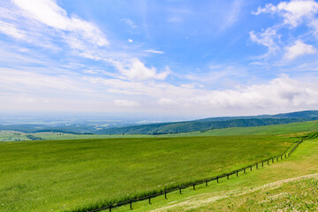 青空のナイタイ高原牧場
