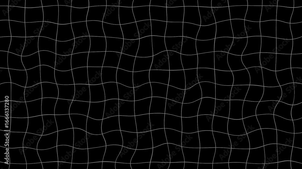Aufkleber animated abstract technology in transparent background random white grid pattern in 4k.