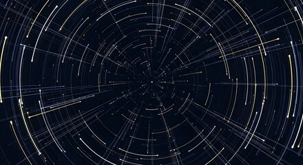Obraz premium Abstract Cosmic Movement: A Stunning Visual Exploration of a Starry Night Sky in Motion