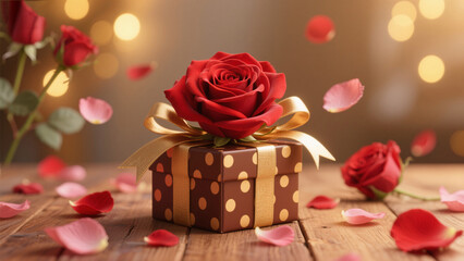 heart shaped cookies with roses