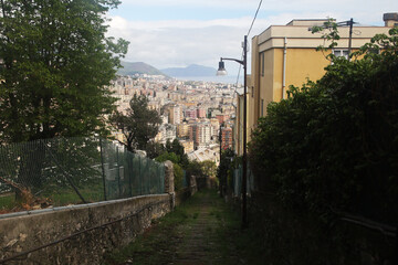 The panorama of Genoa, Italy