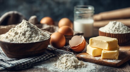 baking ingredients for baking