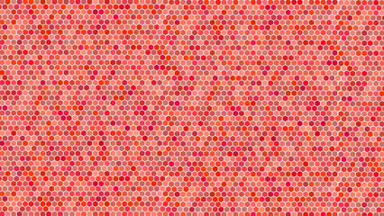 Red hexagon pattern background texture mosaic tile design for wallpaper and art use