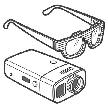 Projector clip art preview