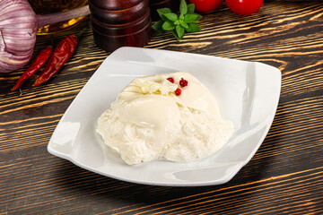 Italian soft young cheese burrata