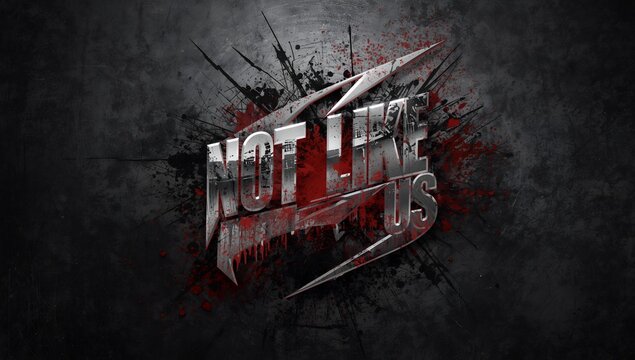 Stylized Album Cover for the Diss Track Not Like