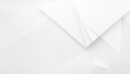 Obraz premium Crisp white and gray geometric shapes creating an abstract pattern that is suitable for modern backgrounds and clean design elements