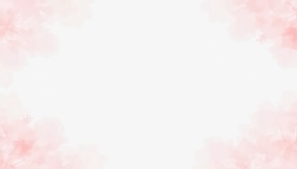 Fototapeta premium Soft pink diffused floral blossom pattern provides a gentle backdrop, perfect for feminine designs or elegant text overlays