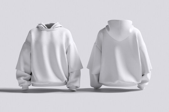 Hoodie For Mockup with white Background