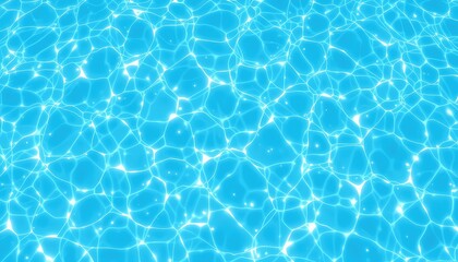 Obraz premium Azure backdrop presents moving liquid that shimmers with bright light, creating a mesmerizing ripple effect