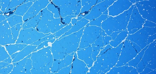 Polished terrazzo wall texture with blue marble background,  luxury,  classic