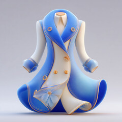 winter boots isolated on white