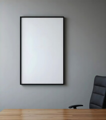 Elegant Living Room Mockup Featuring Modern Beige Wall, Vertical Poster Frame in 2:3 Ratio with Sofa, Decorative Indoor Green Plant and Cozy Lighting