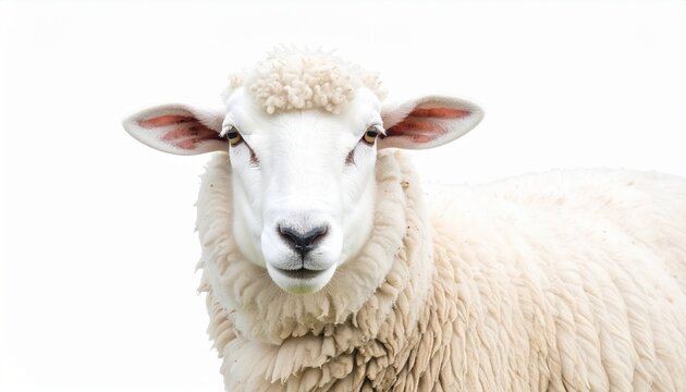 lamb on the white 