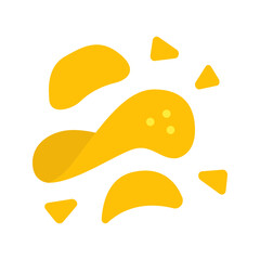 Vector Illustration of Indonesian Snack Chips