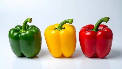 red and yellow peppers