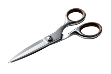 Wooden handled stylish scissors, sharp blades