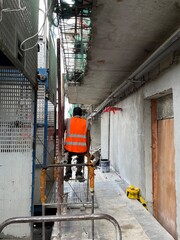 construction worker on a construction site