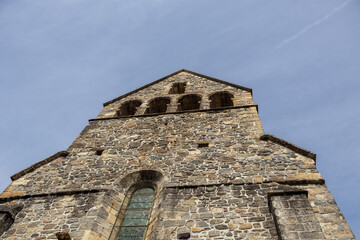 old church in the town