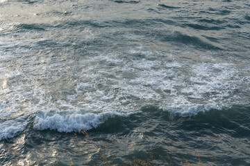 natural background with sea waves