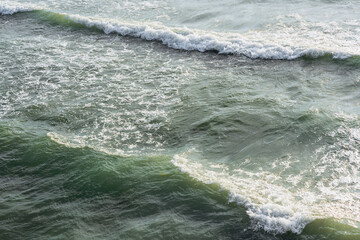 natural background with sea waves
