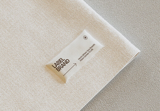 Clothing Label Tag Mockup