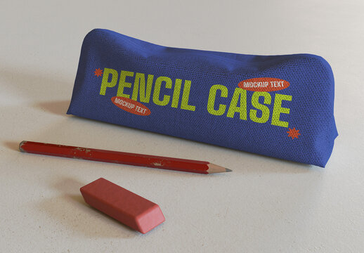 Pencil Case Mockup