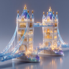 tower bridge at night