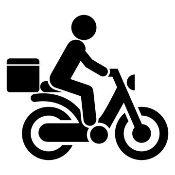 Icono repartidor de mensajer&iacute;a 
