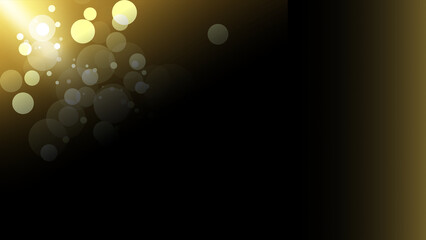 Abstract golden bokeh background for festive celebration and luxury design 85