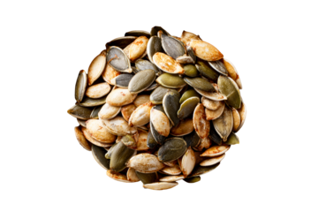 Delicious pumpkin seeds ready to eat