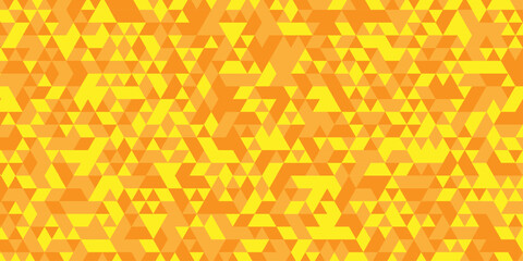 Illustration Polygon yellow and orange background elements.