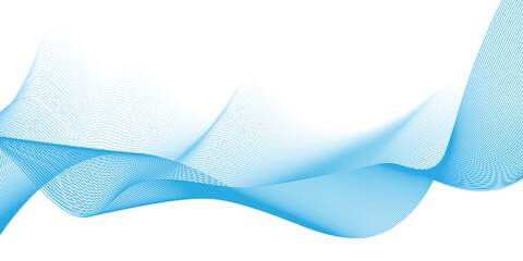Illustration wave blend design abstract blue texture background with glowing curved lines technology line mesh.	