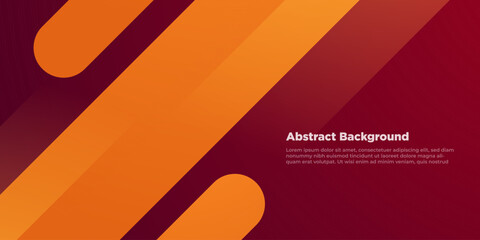 Red and yellow color abstract background. Trendy pattern overlap dynamic color shapes design. Eps10 vector