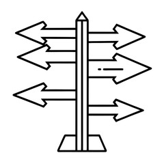 3d rendered illustration of arrow