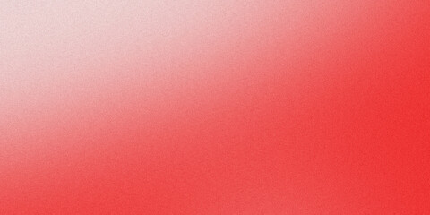 Summer red white glowing gradient background with grainy noise texture, abstract wave light smooth retro banner design