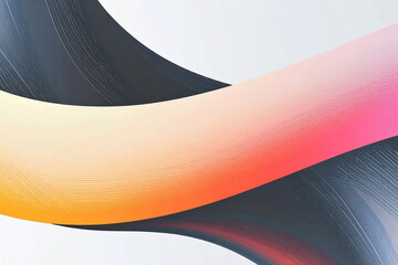 abstract background with orange&blue wave