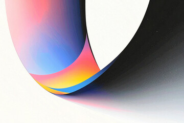 abstract background with orange&blue wave