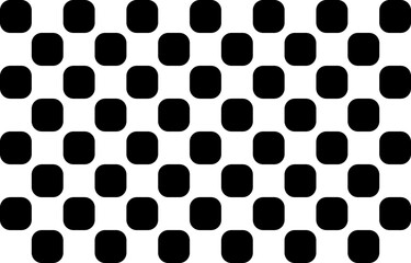 黒い角丸の市松模様 104マス　13×8　Web